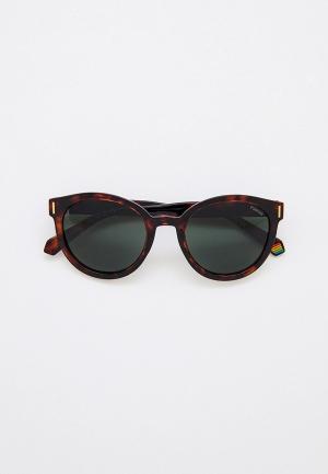 Очки солнцезащитные Polaroid PLD 6185/S 086. Цвет: коричневый