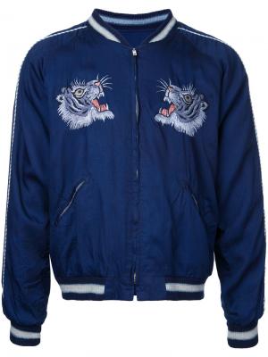 Куртка бомбер Souvenir Tailor Toyo. Цвет: синий