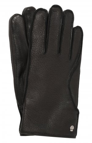 Кожаные перчатки Roeckl. Цвет: чёрный