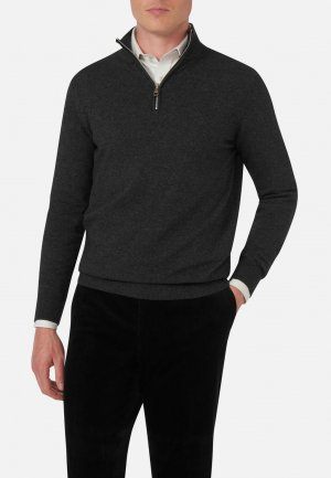 Вязаный свитер PATTON , цвет dark grey Oscar Jacobson