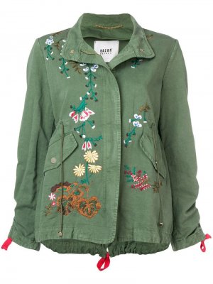 Куртка с цветочным узором Bazar Deluxe. Цвет: зеленый