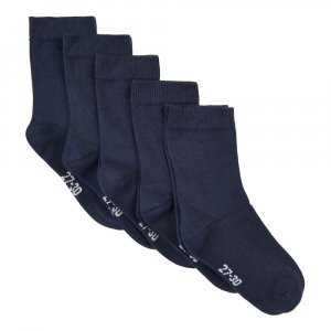 Носки Ankle Solid 5 Pack, синий Minymo