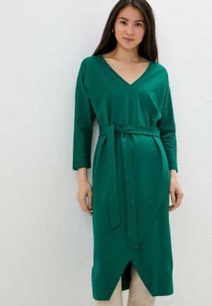 Платье Argent. Цвет: зеленый