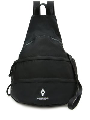 Рюкзак текстильный MARCELO BURLON. Цвет: черный