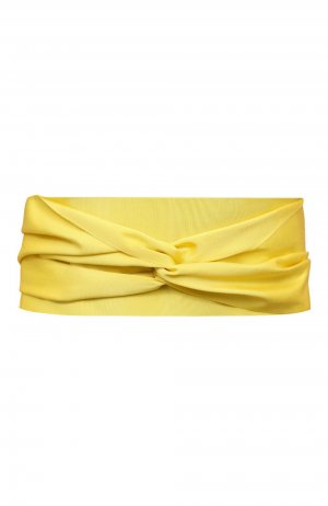 Текстильный пояс sara roka. Цвет: жёлтый