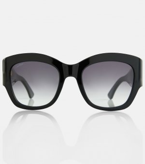 Фирменные солнцезащитные очки C de , черный Cartier