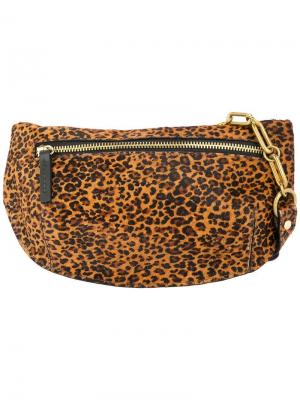 Поясная сумка с леопардовым принтом Rachel Comey. Цвет: коричневый