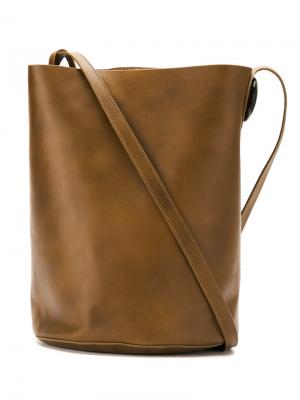 Leather tote bag Osklen. Цвет: коричневый