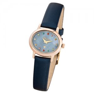 Женские золотые часы «Аврора» 74130.625 Platinor