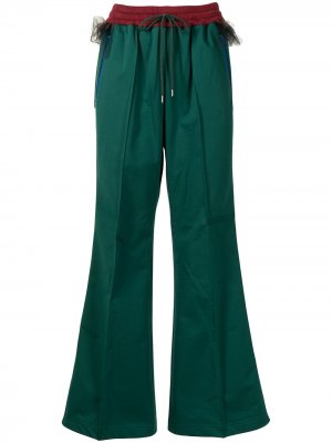 Спортивные брюки Kolor. Цвет: зеленый