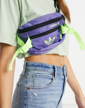 Темно-синяя сумка-кошелек на пояс с логотипом -Темно-синий adidas Originals