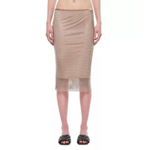 Юбка senior crystal midi skirt , серебряный Sportmax