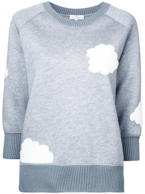 Clouds patch sweatshirt Anya Hindmarch. Цвет: серый