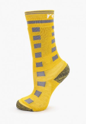 Носки Reima SkiDay. Цвет: желтый