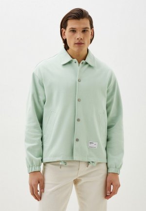 Куртка джинсовая Dewear. Цвет: зеленый