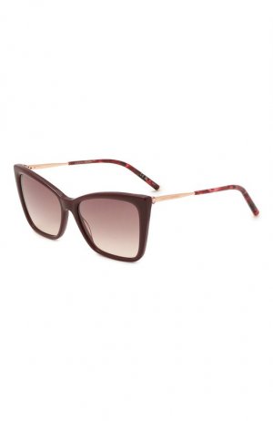Солнцезащитные очки Carolina Herrera. Цвет: бордовый