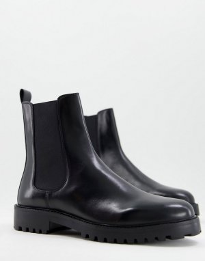 Высокие черные ботинки челси Cole-Черный WALK LONDON