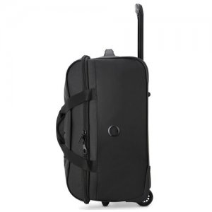 Сумка дорожная тележка для багажа , 42 л, 55х29.5х31.5 см, черный Delsey. Цвет: черный