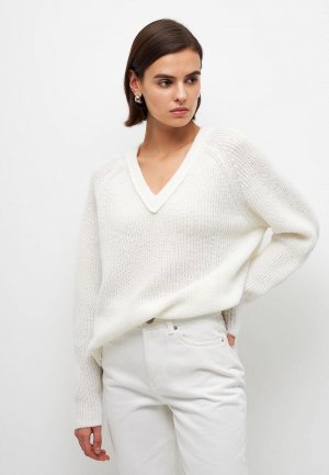 Пуловер Sela. Цвет: белый