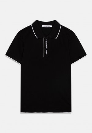 Рубашка-поло INTARSIA LOGO , цвет black Calvin Klein Jeans