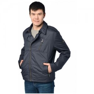 Куртка мужская CLASNA 16306 размер 50, синий. Цвет: синий