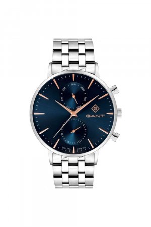 Аналоговые кварцевые часы из нержавеющей стали - G121010, синий Gant