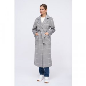 Пальто , размер 170-88-96, серый Electrastyle. Цвет: серый/светло-серый