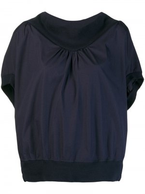 Блузка с воротником Tsumori Chisato. Цвет: синий