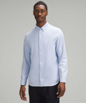 Рубашка классического кроя с длинными рукавами New Venture, синий Lululemon