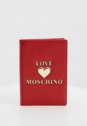 Обложка для паспорта Love Moschino. Цвет: красный