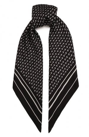 Шелковый платок Dolce & Gabbana. Цвет: чёрный
