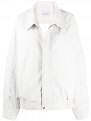 Куртка с открытой спиной Lourdes. Цвет: белый