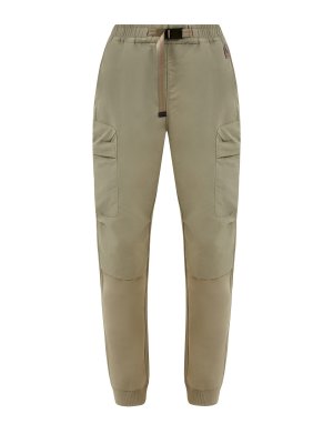 Спортивные брюки-карго Soave из хлопка и влагозащитного нейлона PARAJUMPERS. Цвет: зеленый