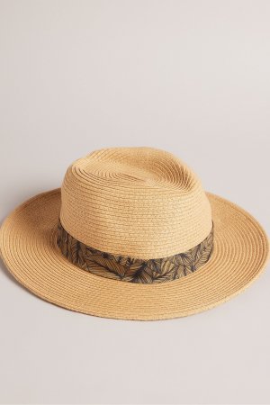 Соломенная шляпа Hurrca натурального цвета Ted Baker