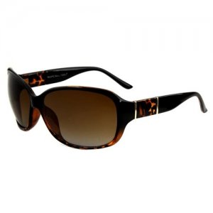 Солнцезащитные очки FINESSE, коричневый, черный Tropical. Цвет: коричневый