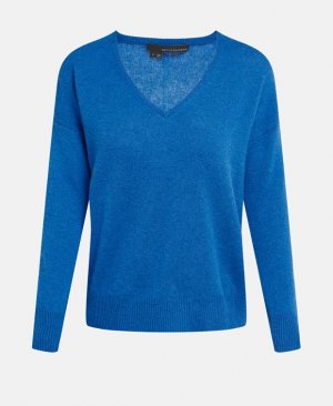 Кашемировый пуловер , синий 360Cashmere