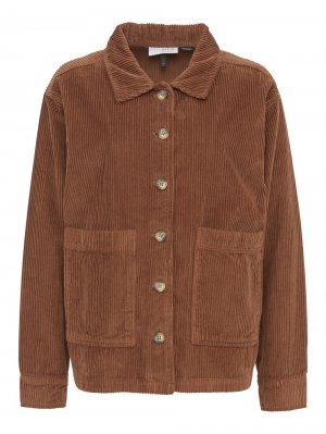 Межсезонная куртка mazine Naica Shacket, коричневый
