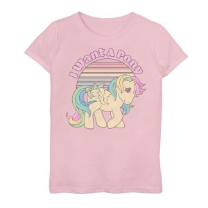 Девочки 7–16 лет хотят футболку с рисунком пони My Little Pony