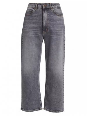 Укороченные джинсы Kim с высокой посадкой и широкими штанинами 3X1, цвет bronx 3x1