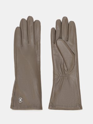 Кожаные перчатки ORSA. Цвет: серый