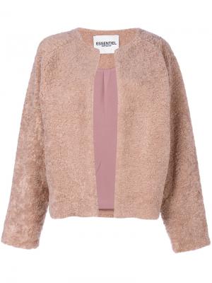 Однобортный пиджак Essentiel Antwerp. Цвет: розовый и фиолетовый