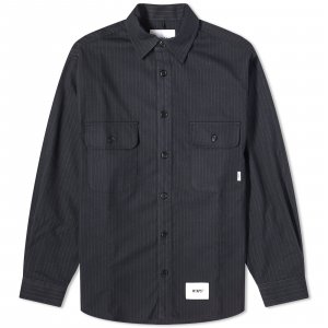 Куртка 04 Pinstripe Shirt, темно-синий WTAPS