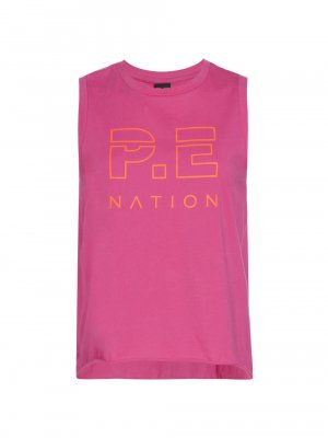 Майка с логотипом Shuffle , розовый P.E Nation