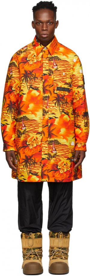8 Moncler Пальто Palm Angels Orange Tallac Genius