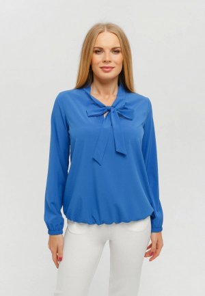 Блуза Текстиль Хаус. Цвет: синий