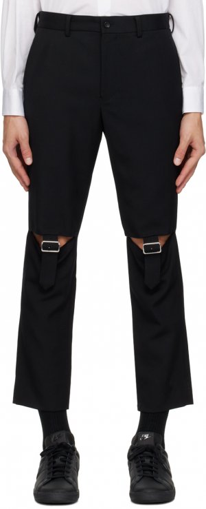 Черные брюки с вырезом Comme Des Garcons Garçons