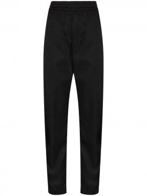 Зауженные спортивные брюки с завышенной талией Givenchy. Цвет: черный