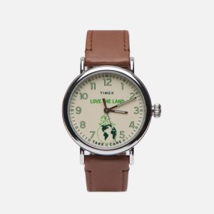 Наручные часы x Peanuts Standard Leather Timex. Цвет: коричневый