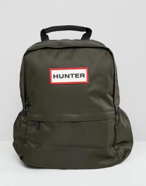 Нейлоновый рюкзак оливкового цвета Original Hunter. Цвет: зеленый