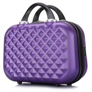 Бьюти-кейс Lcase, 15х26х31 см, фиолетовый L'case. Цвет: фиолетовый